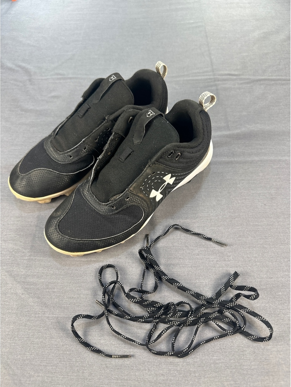 Under Armour Men's Baseball Cleats Size 9 Black Synthetic